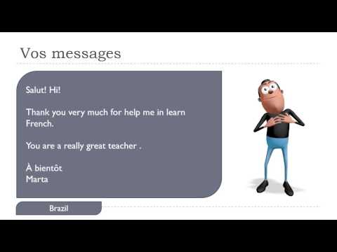 Learn French with Vincent #Vos messages #3